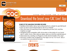 Tablet Screenshot of caclive.com